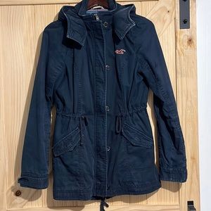 Navy Hollister Jacket